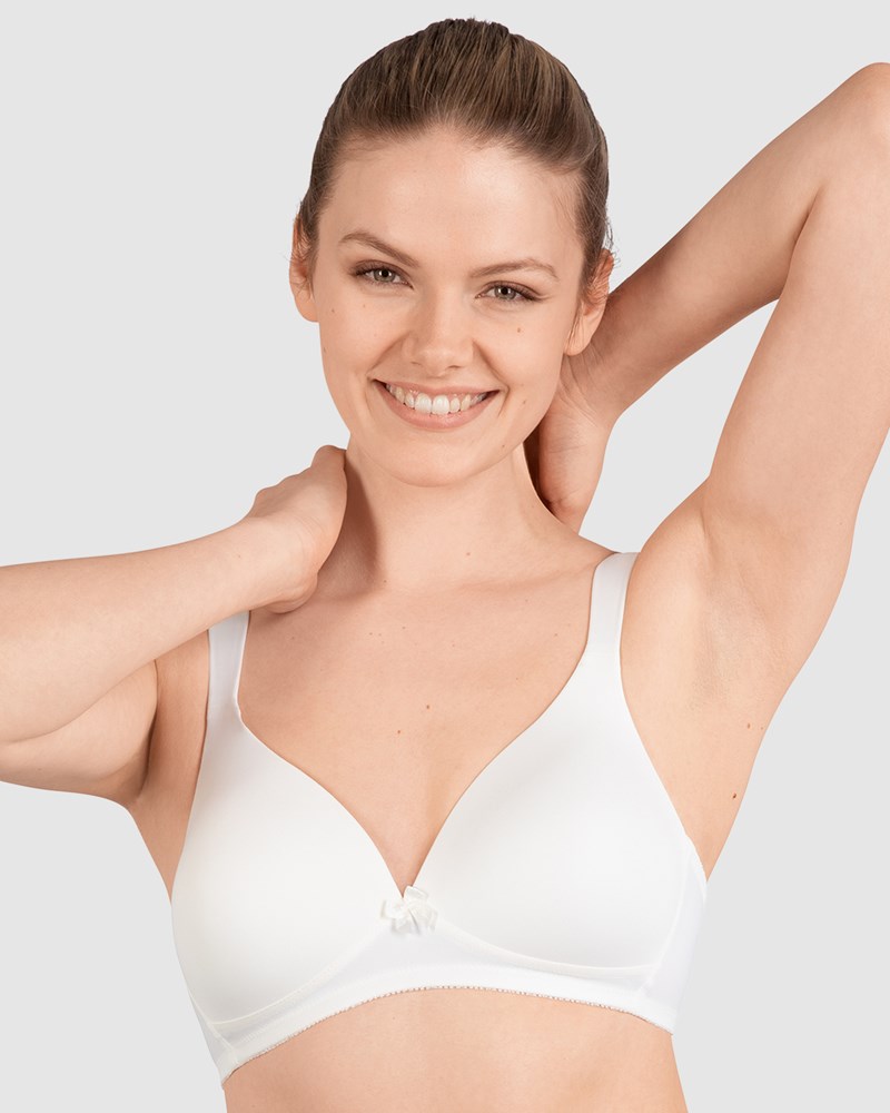 NATURANA Wire Free T-shirt Bra with wide padded straps in A-D Cups