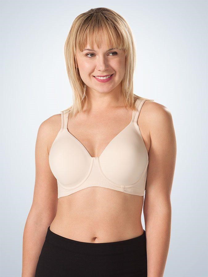 LEADING LADY Brigitte Wire T-Shirt Bra wide padded straps A-DD Cup 16-32  band in multiple colours - Arianne Lingerie