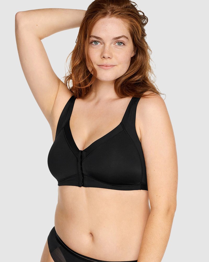 Naturana Wellness Padded Wirefree Front Close Bra 14-22 in A-D cup sizes -  Arianne Lingerie